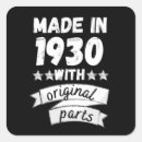 Recherche de années 1930 autocollants Anniversaire