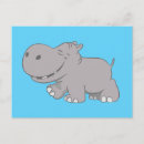 Recherche de hippopotame cartes postales Enfants