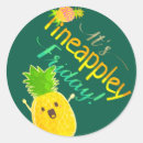 Recherche de punny autocollants Ananas