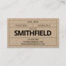 Recherche de style rustique cartes visite Kraft