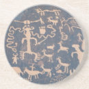 Recherche de pétroglyphe dessous de verres Antique