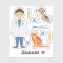 Recherche de vétérinaire autocollants Chien