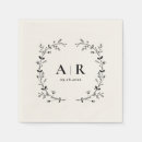 Recherche de vigne serviettes Noir et blanc