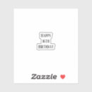 Recherche de 20 ans autocollants Fête d'anniversaire