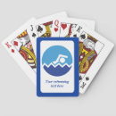 Recherche de nageur jeux de cartes Bleu