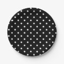 Zoek naar polkadot borden Zwart wit