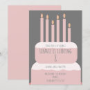 Recherche de gâteau et bougie invitations Mignon