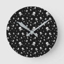 Recherche de crâne noir et blanc horloges Pirate