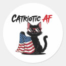 Recherche de chat patriotique autocollants 4 juillet