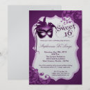 Recherche de masque pourpre invitations Mascarade