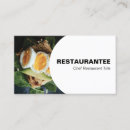 Recherche de chef privé cartes visite Gourmet