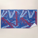 Recherche de serviettes de plage Drapeau