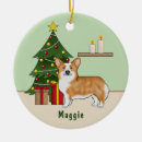 Recherche de pembroke welsh corgi ornements Vacances