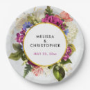 Recherche de floral wedding assiettes Moderne