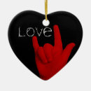 Recherche de langue des signes ornements Amour
