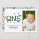 Recherche de woodland animals 1ans anniversaire invitations Boy
