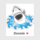 Recherche de grand requin blanc autocollants Requins