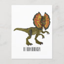 Recherche de prédateur cartes postales Dinosaure
