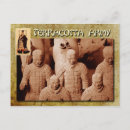 Recherche de armée de terre cuite cartes postales Chine