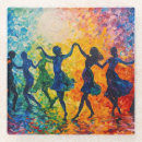 Recherche de ballets dessous de verres Silhouette