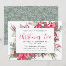 Recherche de poinsettia de noël invitations Rustique