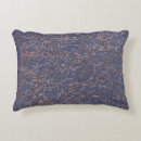 Recherche de bleu simple coussins Lignes