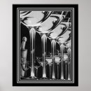Recherche de verre de champagne posters Noir