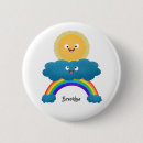 Zoek naar regenboog buttons Cartoon