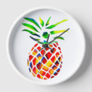 Recherche de ananas horloges Aquarelle
