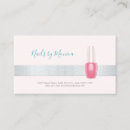 Recherche de manicurist cartes visite Salon à ongles
