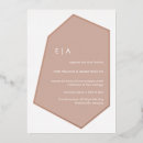 Zoek naar roze gouden huwelijk uitnodigingen Roos gouden folie