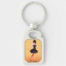 Recherche de danseuse vintage porteclés Rétro