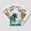 Recherche de chimpanzé jeux de cartes Faune