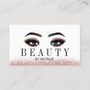 Recherche de yeux bleus cartes visite Maquillage