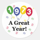 Recherche de 1973 autocollants Anniversaire