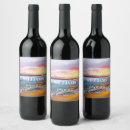 Recherche de beach bouteilles vin étiquettes Coucher de soleil