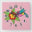 Recherche de fleur de colibri horloges Mignon