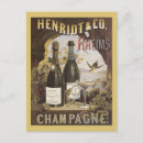 Recherche de vintage de champagne cartes postales Boisson