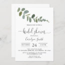 Recherche de eucalyptus bridal shower invitations Brunch nuptial