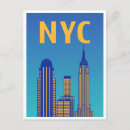 Recherche de affiche de voyage new york cartes postales Rétro