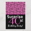 Zoek naar surprise 40th birthday uitnodigingen Jaclinart
