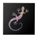 Recherche de gecko carreaux Illustration