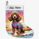 Recherche de caniche chaussette de noël Canin