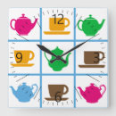 Recherche de théière horloges Coloré