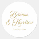 Recherche de or mariage autocollants Script