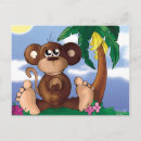 Recherche de banane mignonne cartes postales Singe