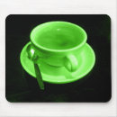 Recherche de café noir tapis souris Blanc