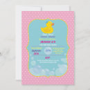 Recherche de rubber ducky invitations Bulles