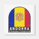 Recherche de andorre magnets Drapeau andorra
