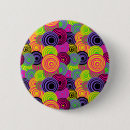 Recherche de cercles concentriques badges Coloré